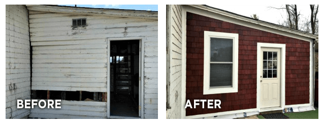 Cedar Shakes and Shingles- Before and After