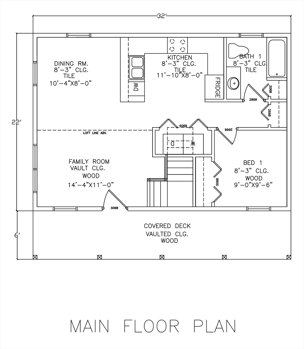 Bear Foot Floor Plan Main