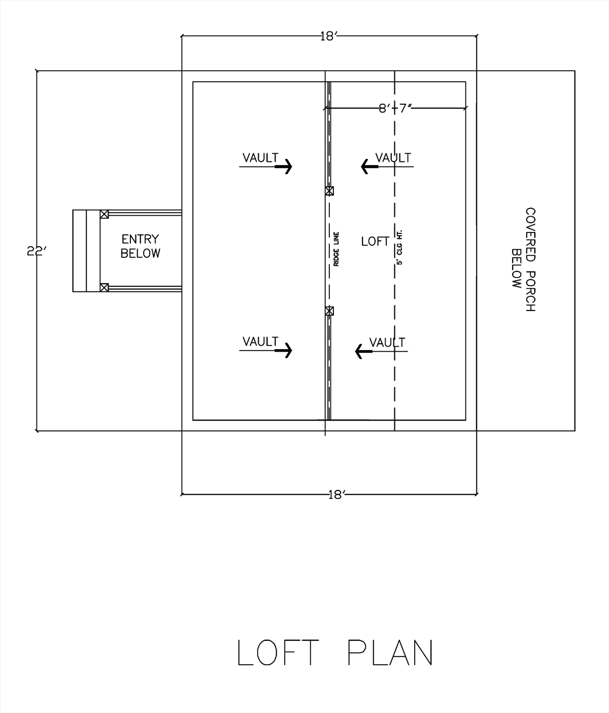 Haven Log Cabin Floor Plan Two Level