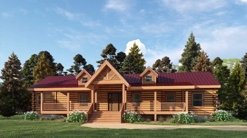 Log Homes & Cabins, Floor Plans & Packages